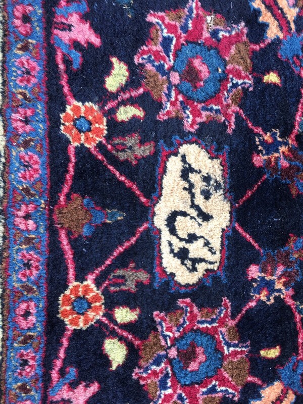 Antique Oriental Rug - 11x16 -handmade - wool gallery
