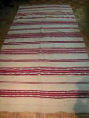 Antique Moroccan Zimmur very fine kilim 4’8″ x 8’7″ (5x9ft)