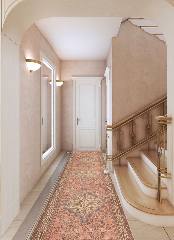 2'8" x 9'4" Vintage Hand-knotted Runner Rug Traditional Oriental Wool Carpet gallery