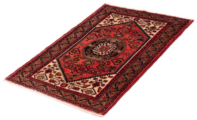 Traditional Vintage Hand-Knotted Area Rug 3'7" x 5'2" Oriental Wool Carpet gallery