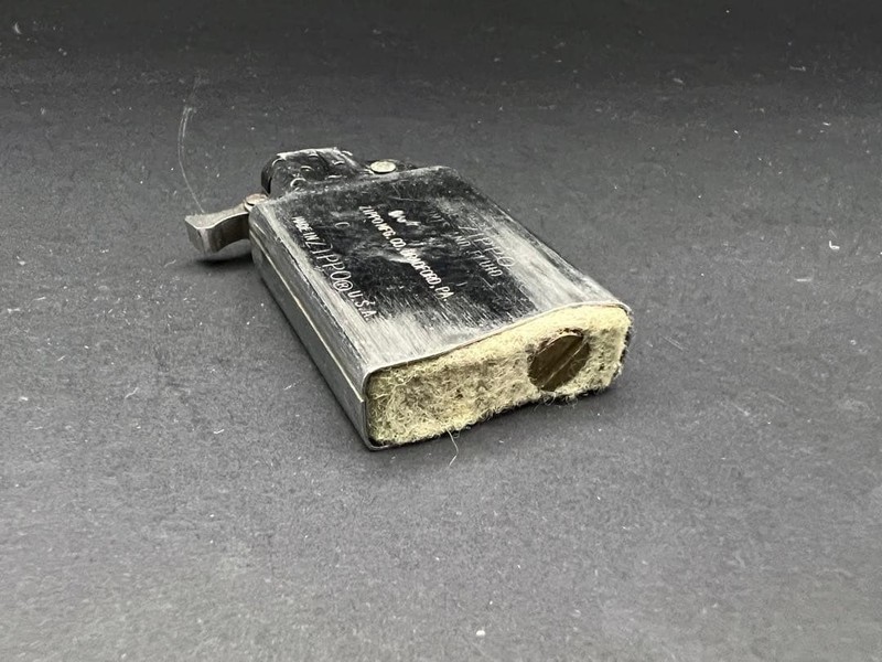 Zippo Vietnam War Slim Mickey Mouse Hand Engraved Lighter Vintage from Japan gallery