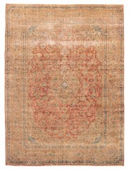 Vintage Traditional Hand-Knotted Area Rug 9’8″ x 12’11” Oriental Wool Carpet
