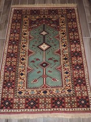 4x6ft. Handmade Turkish Melas Wool Prayer Rug
