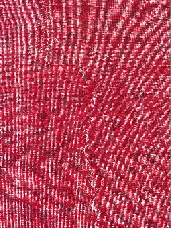 Turkish Red Rug Runner, Hallway Rug, Corridor Rugs, Aisle Carpet Runner 32"x113" gallery