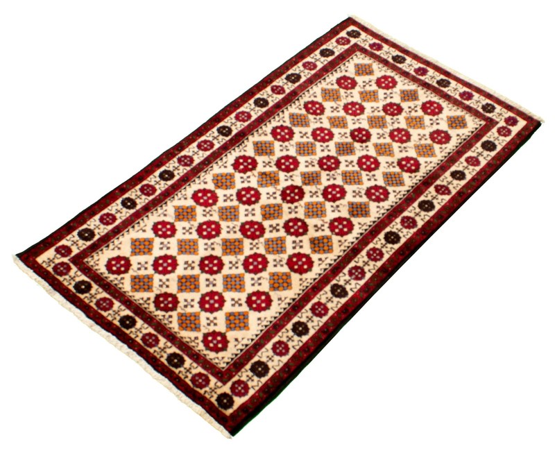 Vintage 3'5" x 6'0" Traditional Hand Knotted Vegetable Dye Wool Area Rug gallery