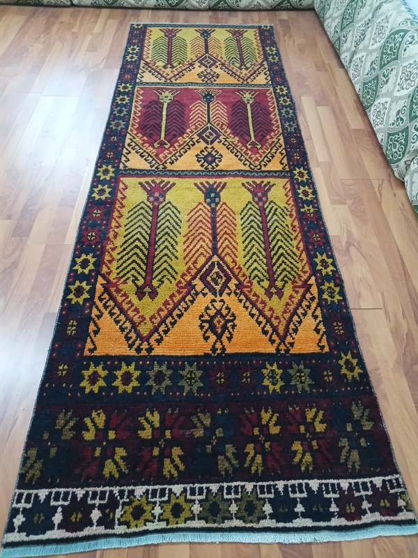 Antique Shaggy Runner Rug Entry Wool Rug Vintage Decor Rug Bohemian Tribals Rug gallery