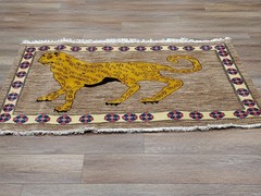 Anatolian Hunting(Lion)Turkish Rug , Turkish Lion Hunting Anatolian Rug 3×5 Ft