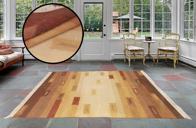 Hanging rug,Organic wool rug,Fringed rug,Turkish area rug,3.4 x 5.6 ft,RK 12637 gallery
