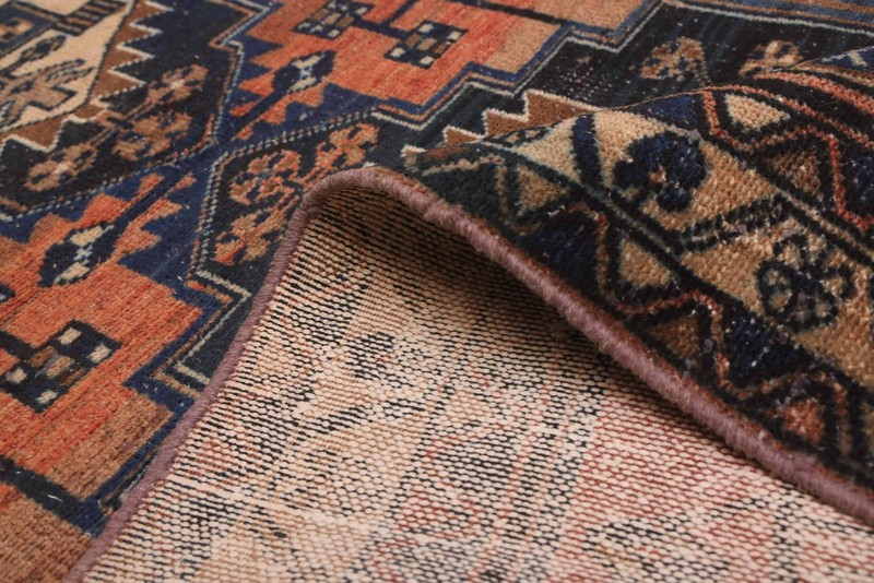 3'6" x 9'9" Vintage Hand-knotted Runner Rug Traditional Oriental Wool Carpet gallery