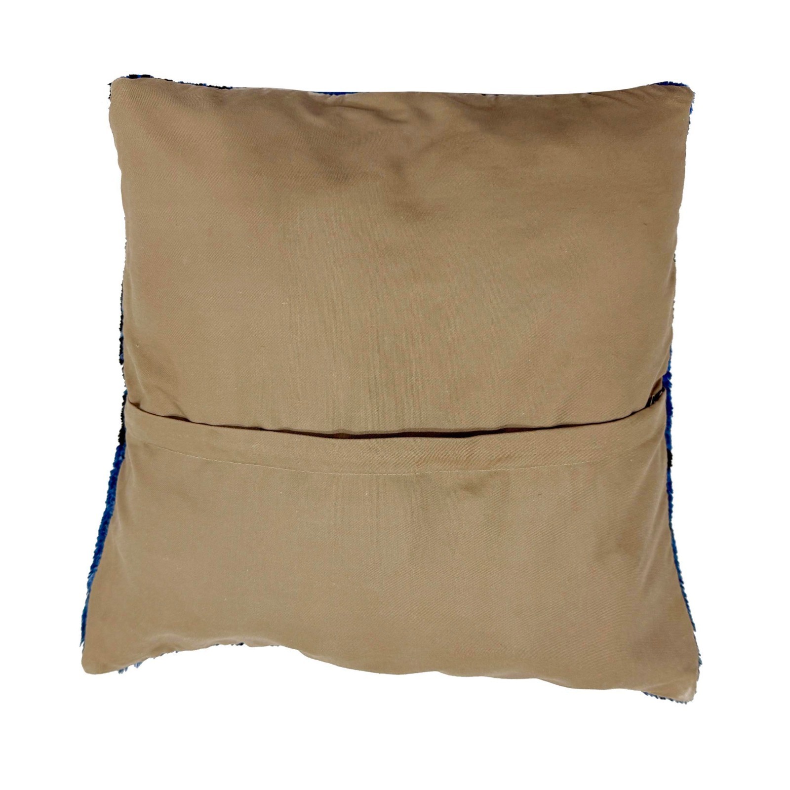 Handmade Overdyed Carpet Cushion Tribal Accent Pillow 1.4x1.3 ft gallery