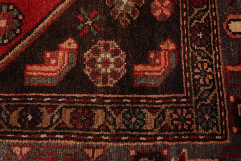 Vintage 3'6" x 5'10" Traditional Hand Knotted Vegetable Dye Wool Area Rug gallery