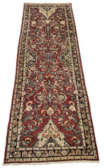 Regal Mahal runner, Red Ivory & Blue – 4’6″ x 13’7″