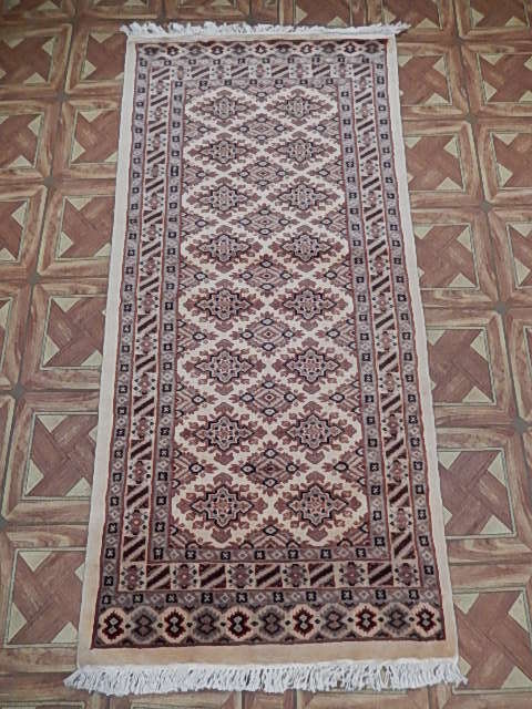 Tan - Flexible New Handmade 2x5 Traditional Inspired Rug B-77863 gallery
