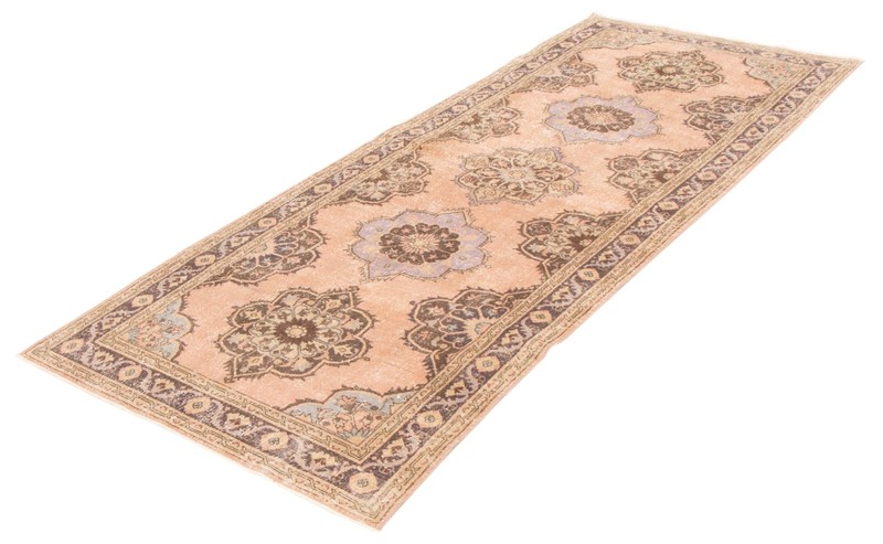 Traditional Vintage Hand-Knotted Area Rug 4'11" x 12'8" Oriental Wool Carpet gallery