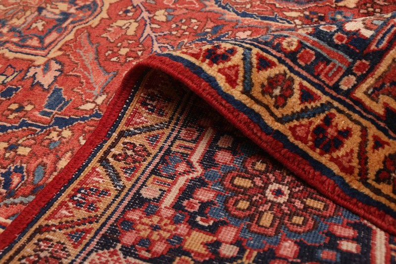 Vintage Geometric Area Rug 7'10" x 10'10" Traditional Hand-Knotted Wool Carpet gallery