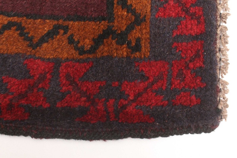 Vintage Geometric Area Rug 3'8" x 6'0" Traditional Hand-Knotted Wool Carpet gallery