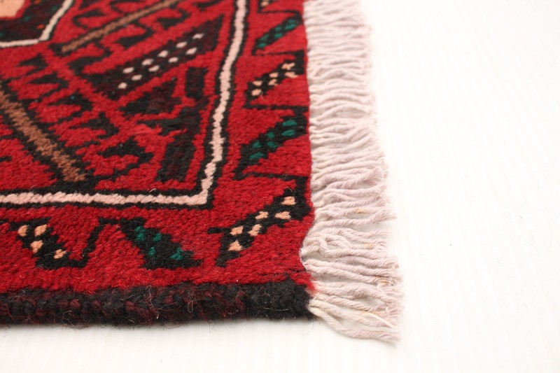 Vintage 3'1" x 6'3" Traditional Hand Knotted Vegetable Dye Wool Area Rug gallery