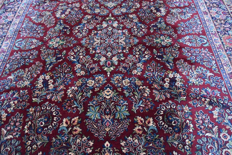 KARASTAN RUG Original Collection 700/785 RED SAROUK 8.8x12 Nice #KER55 gallery