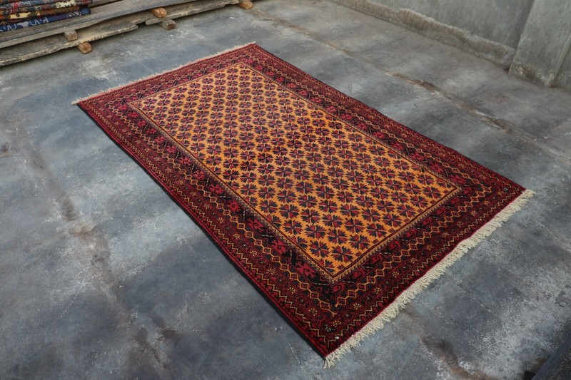 Antique Afghan Handmade Baluchi Sistan Rug 6'4 x 3'11 ft gallery