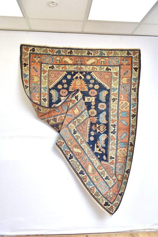 WONDERFUL ANTIQUE CAUCASIAN SHIRVAN CIRCA 1890'S kazak , kuba , gallery
