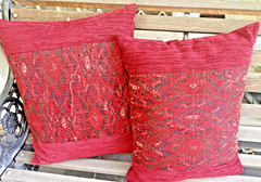 Turkman Cushions Made from Antique (1920)Tribal Turkman Kilim