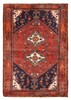 Vintage Hand-Knotted Area Rug 4'4" x 6'5" Traditional Oriental Wool Carpet gallery