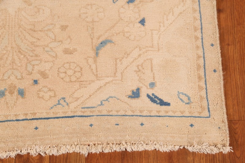Vintage Traditional Handmade Wool Rug 3x5 ft Muted Color Carpet gallery