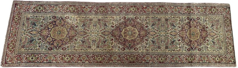 3x9 Antique Turkish Oushak Rug Fine Sivas Runner 73cm x 267cm Circa 1890 gallery