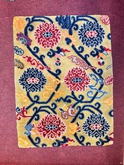 Tibetan Antique Carpet 100% Wool Hand Woven Nepal