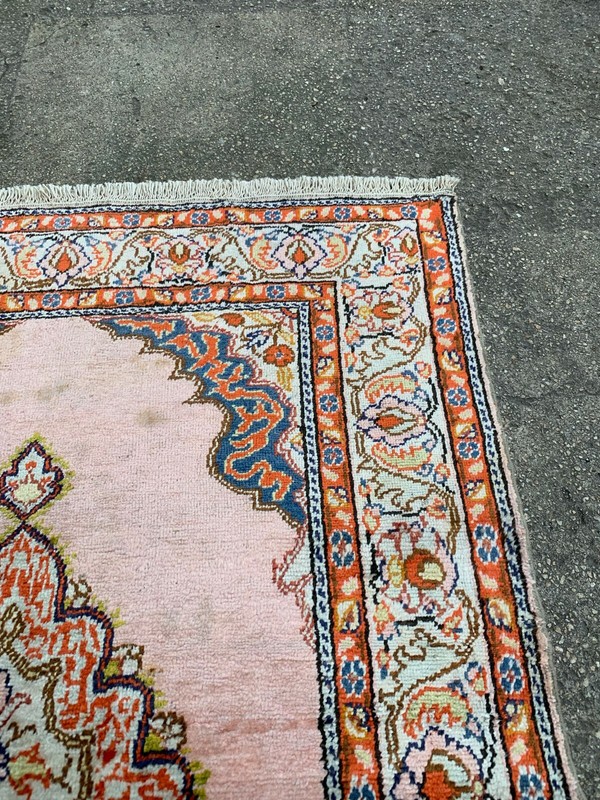 2'10'' x 4'6'' Vintage Natural Rug Village Rug Handmade Carpet.SKU:F647 gallery