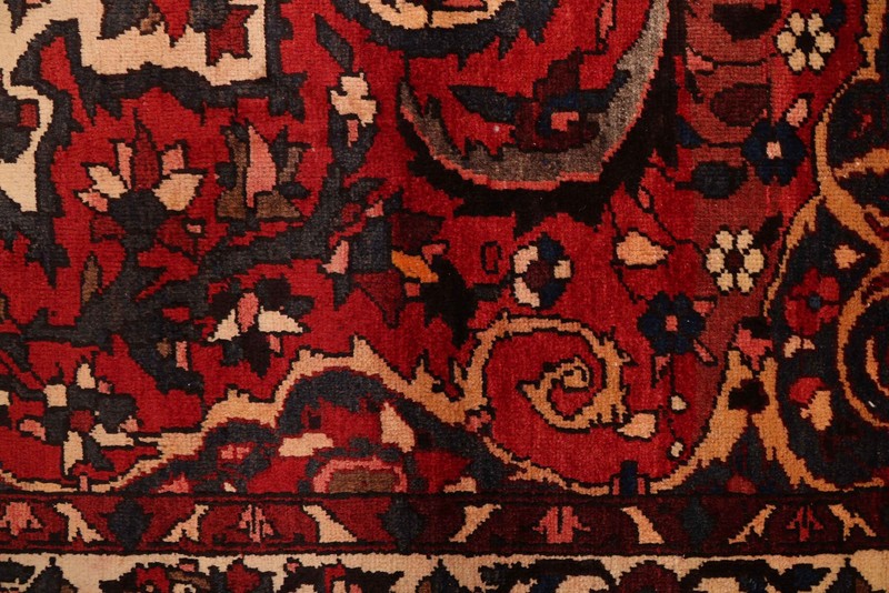 Vintage Hand-Knotted Area Rug 7'0" x 9'11" Traditional Oriental Wool Carpet gallery