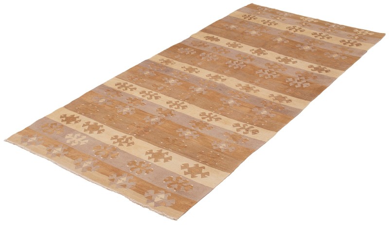 Vintage Hand Woven Area Rug 5'1" x 12'0" Traditional Wool Oriental Carpet gallery