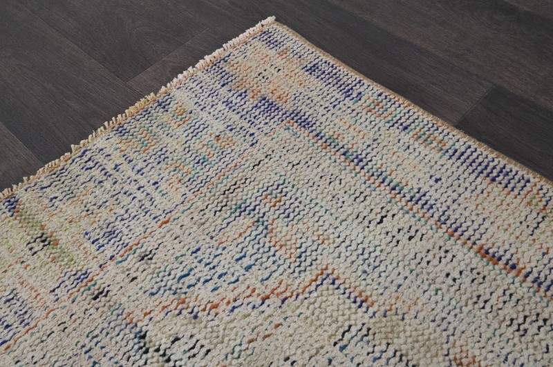 Oushak Turkish Vintage Rug 6x10 Kilim Rug Anatolian Handmade Boho Decor ORANGE gallery