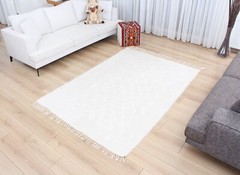 Blanket Siirt Blanket Turkish 5.02′ x 7.51′ Vintage Fast Shipment 11791