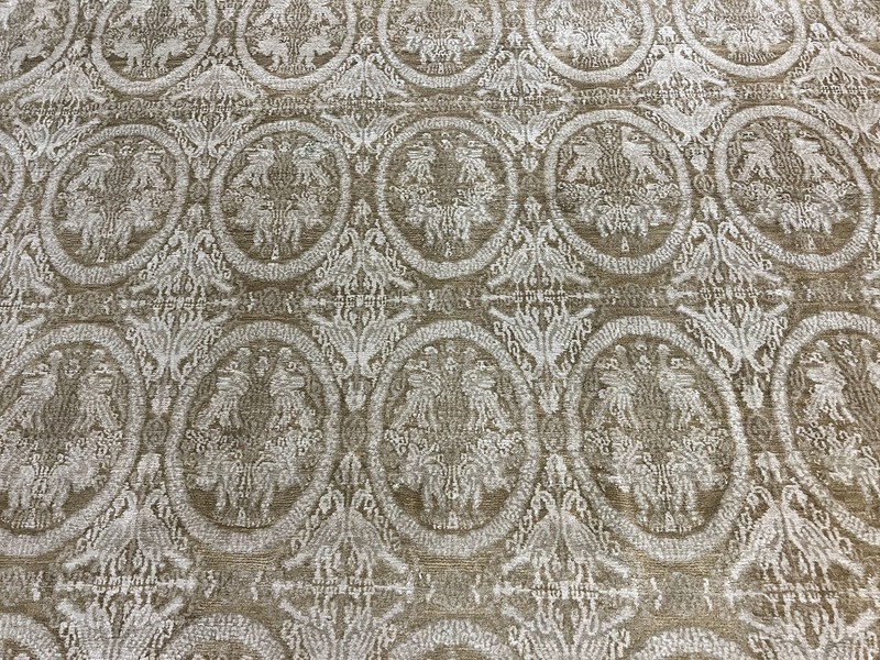 Tibetan Rug 12x15 Wool Olive Green Extra Large Handmade Contemporary Carpet gallery