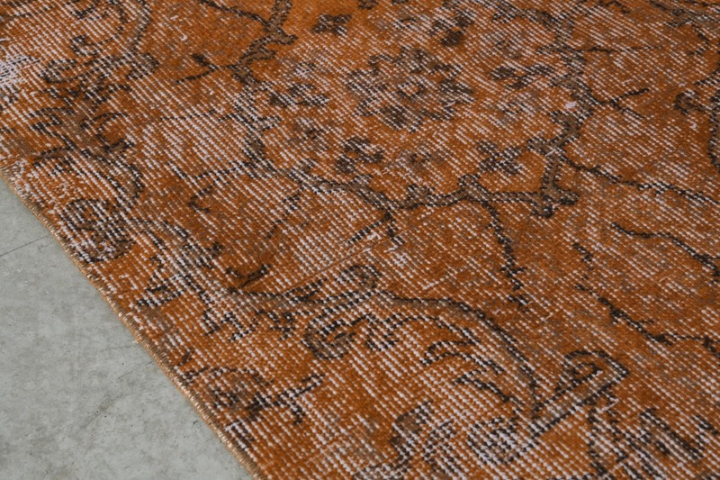 3x9 turkish runner rug, hand-knotted vintage oushak rug runner, boho decor,220 gallery