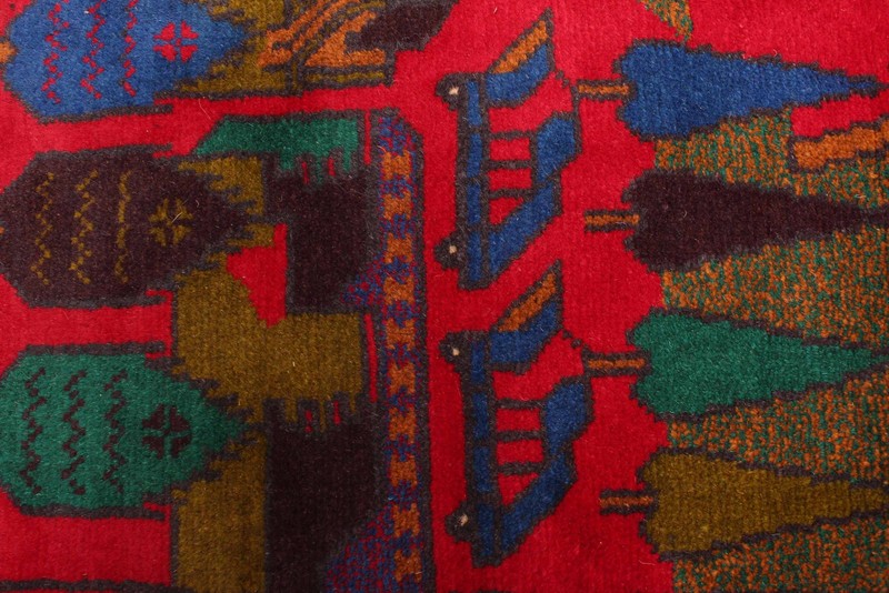 Vintage Hand-Knotted Area Rug 3'5" x 6'5" Traditional Oriental Wool Carpet gallery
