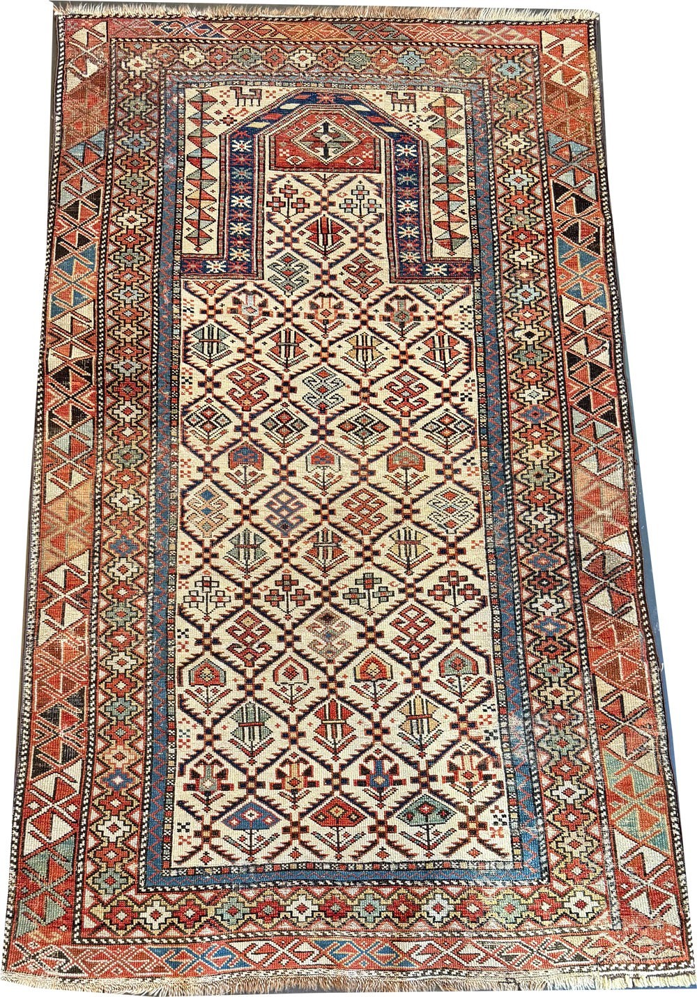 An Antique 19th Century Shirvan/Daghestan Marsali Caucasian Rug gallery