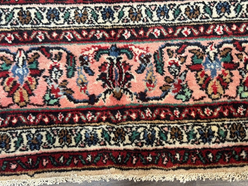 Palace Size Per'sian Rug 10 x 21 Antique Bibikabad Carpet Handmade Antique Ivory gallery