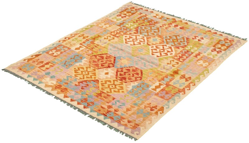 Vintage Hand Woven Area Rug 4'11" x 6'8" Traditional Wool Oriental Carpet gallery