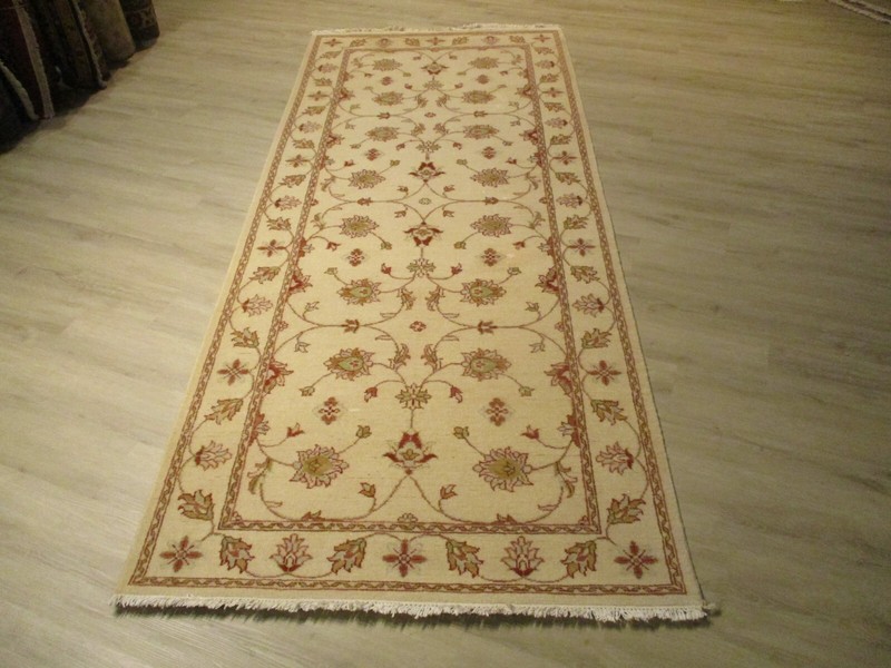 4x10 All-Over Pattern Wide Runner Farahan Handmade-Knotted Rug Wool 580343 gallery