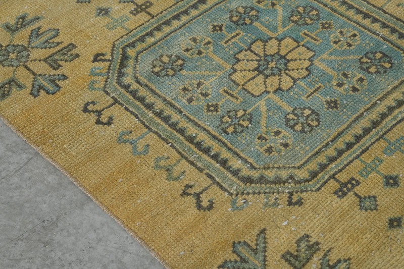 3x11 ft, turkish rug runner, hand-knotted vintage runner, oushak runner rug, 2 gallery