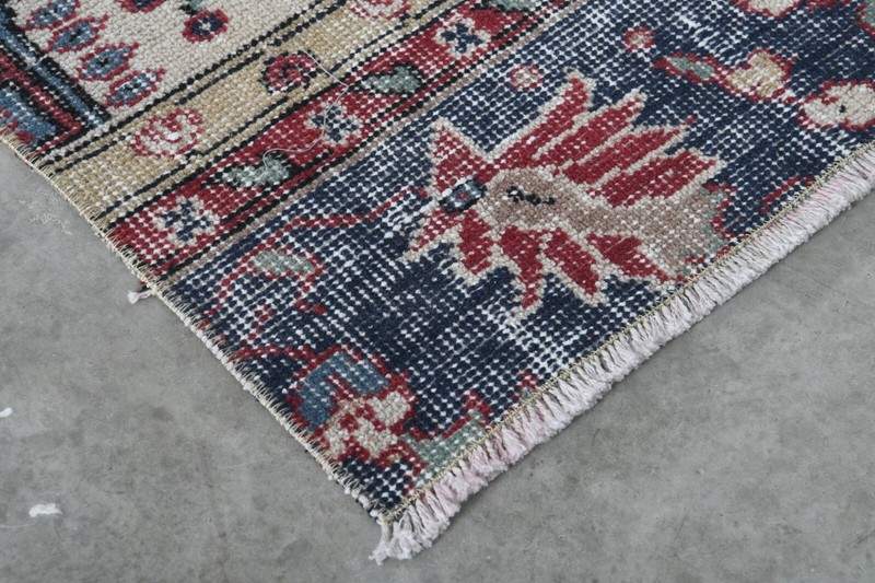 Oushak Runner Rugs Turkish Hand-Knotted Hallway Carpet Vintage Rug 2x9 ft 715 gallery