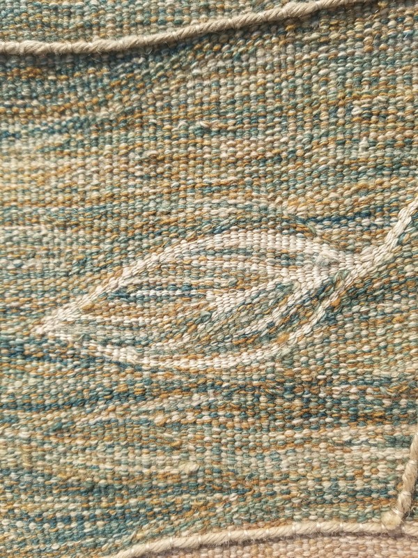 Vintage Handmade Traditional Floral Multicolor Kilim Floor Rug Carpet 5.5x3.8ft gallery