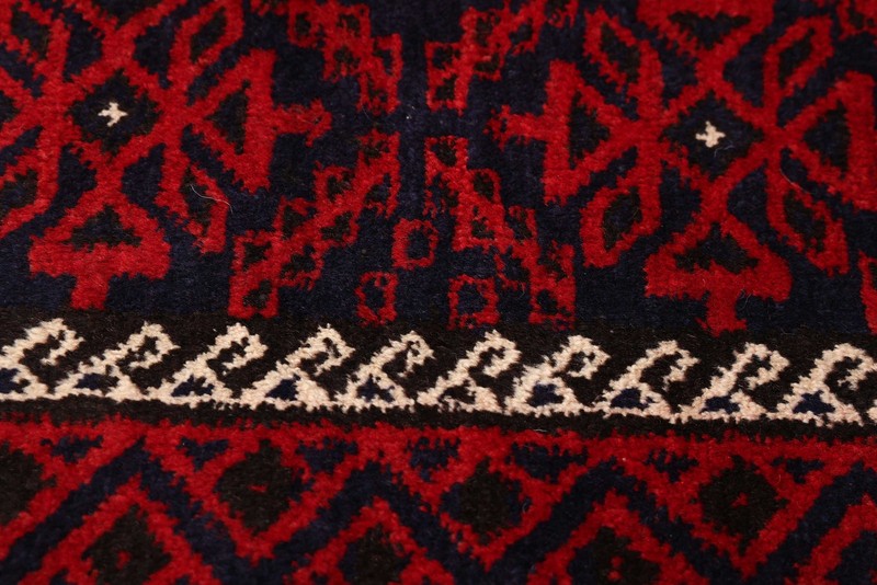 Vintage 4'2" x 7'8" Traditional Hand Knotted Vegetable Dye Wool Area Rug gallery