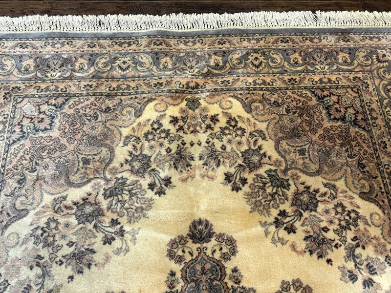 Belgium Power Loomed Wool Rug 6.9 x 9.6, Vintage Oriental Carpet gallery