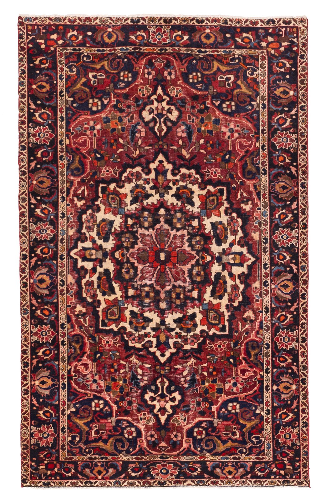 Traditional Vintage Hand-Knotted Area Rug 5'1" x 8'4" Oriental Wool Carpet gallery
