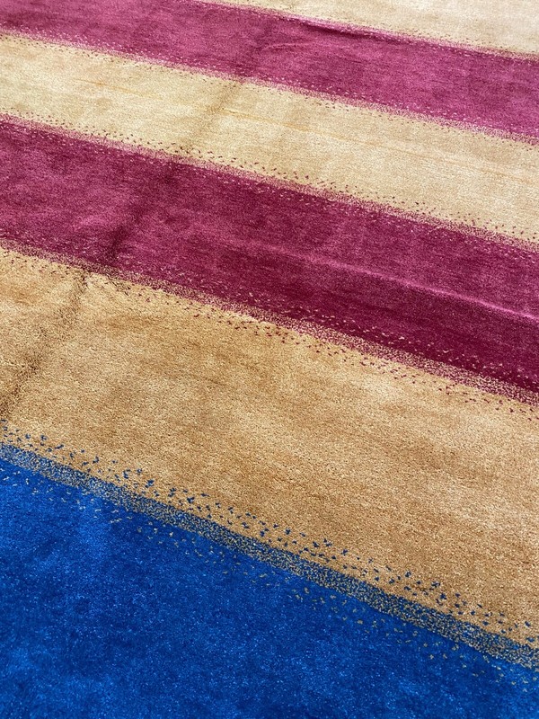 Fine Quality Handmade Nepalese Tibetan Modern Rug,Thick Pile,Natural Dyes 8'x11' gallery