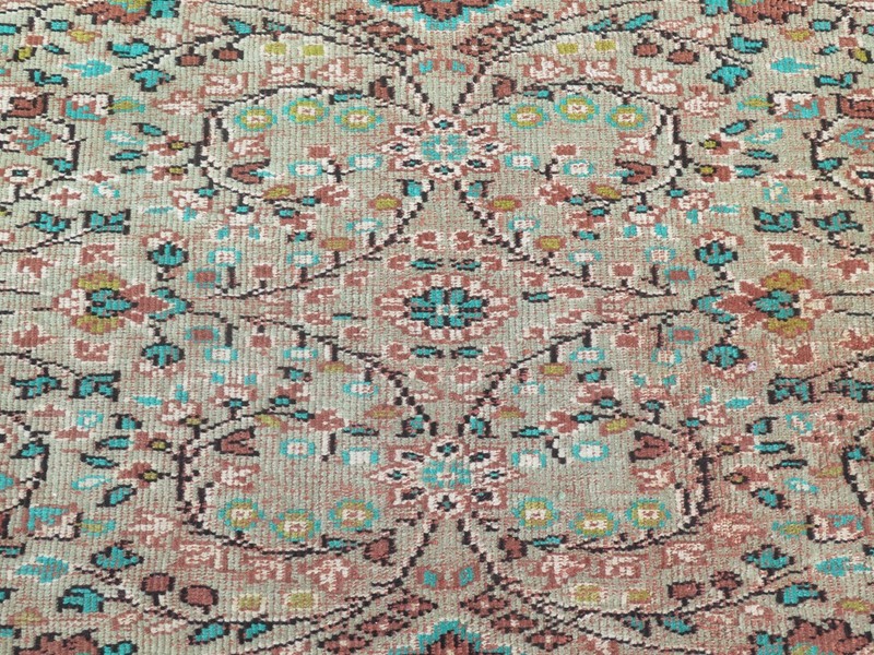 Turkish Rug, Modern Rug, Area Rugs, Vintage Rug, Distressed Wool Carpet 77"x117" gallery