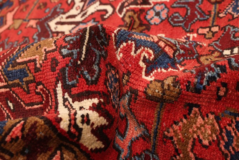 Vintage Traditional Hand-Knotted Area Rug 7'3" x 9'0" Oriental Wool Carpet gallery